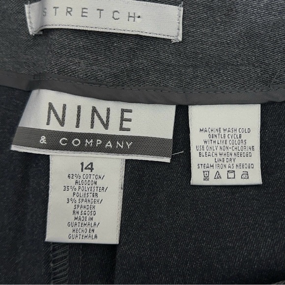 NWT Nine & Co Womens Stretch Flat Front Dress Pants - Picture 5 of 6